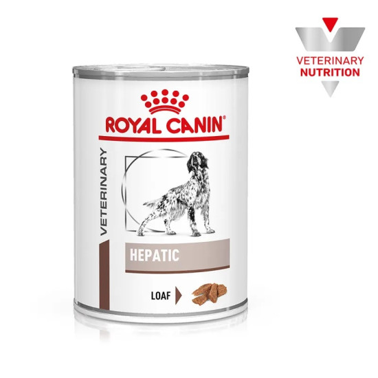 Royal Canin Veterinary Hepatic Dog Mousse – Hrană Umedă Dietetică pentru Câini cu Afecțiuni Hepatice, 420 g